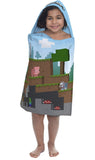 Minecraft Overworld Adventure Hooded Towel